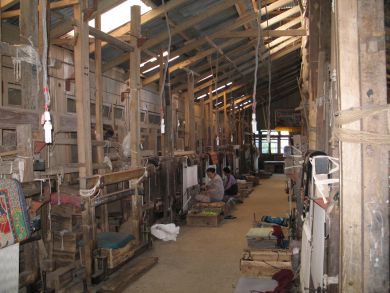 ATELIER de TISSAGE CAMP de DARJEELING